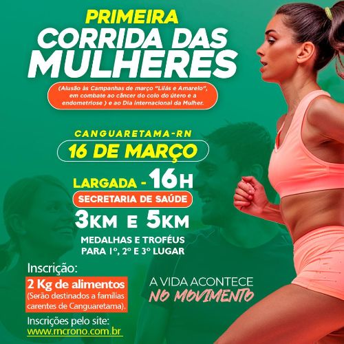evento: 1ª CORRIDA DAS MULHERES 